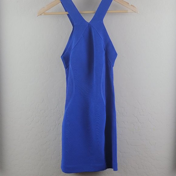 Parker Leeds Bodycon Dress in Blue - Picture 10 of 11